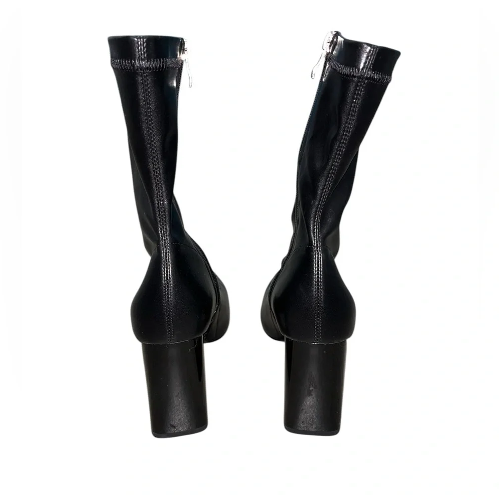 Taepusr Black Ankle Booties NWOB - Picture 7 of 11